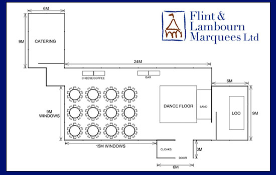 Planning by Flint and Lambourn Marquees